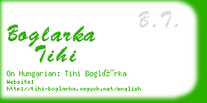 boglarka tihi business card